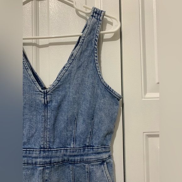 💘2 for $20 💘 Dynamite denim zip-up dress - Picture 2 of 6